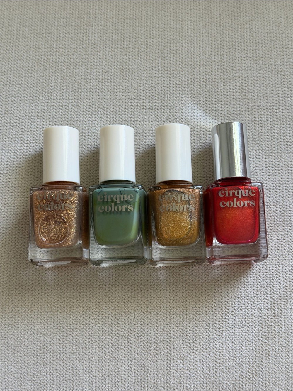 Cirque Colors Unique Bundle of 4 Polishes (Firecracker)